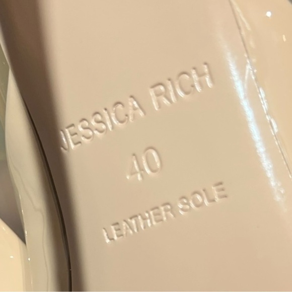 🌻NEW Jessica Rich Angelica Nude Color Sole Pointed Toe Pump Size 40 US Size 10 - Picture 10 of 10